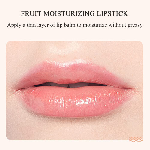 4Pcs Fruit Flavored Organic Lip Balm Set with Vitamin E for Deep Hydration, Long Lasting Moisture 1