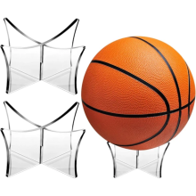 Trophy Autograph Memorabilia Display Case for Collectors, Acrylic Ball Stand with Perfect Display Capability, Ball Display Stand Sturdy Material for