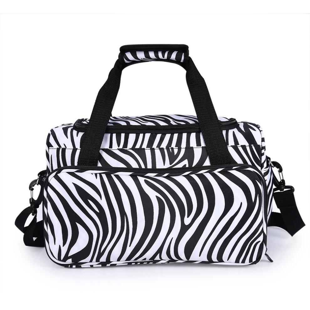 Hairdressing Tools Bag, Large Capacity Main Compartment Stylist Organizer For Salon Professionals, Multiple Pockets Scissors Comb Holder With 9358999160108