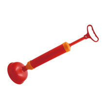 Heavy Duty Toilet Plunger with Ergonomic Handle, Powerful Drain Cleaner for Home Office Hotel