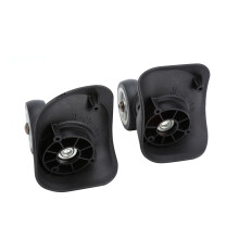 Suitcase Wheel Repair Kit, SILENT WEAR Mute Effect 360 Rotating Luggage Wheels, Easy Installation Replacement Parts for Damaged or Worn Trolley
