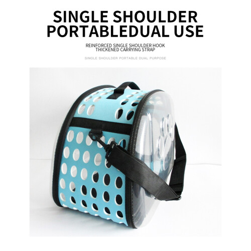 Τσάντα κατοικίδιων Crossbody, αναπνεύσιμη φορητή τσάντα εκδρομών για γάτες, σακίδιο 1