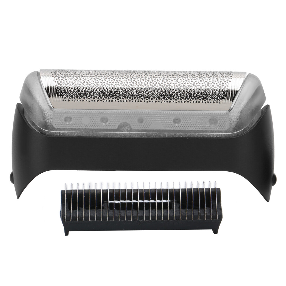 Shaver Foil & Cutter for Braun Series 1000 2000, Replacement Shaver Heads with Tooth Comb Technology for Efficient Beard Guidance, Durable Mesh For