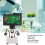 Microscópio digital com tela LCD de 7 polegadas, materiais de alta qualidade e zoom contínuo para observação detalhada, imagens de alta 3