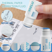 YiFudd Informatiehoesje Lekvrije Bescherming Thermisch Papier Correctievloeistof 20ML