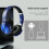 Ασύρματα ακουστικά Bluetooth Jacenvly με μικρόφωνο, στερεοφωνικά Hi-Fi Over Ear, πτυσσόμενα 5