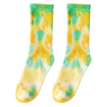Bomullssokker med trendy gradientdesign, Trendy sokker for unisex-brukere, Håndlagde myke og komfortable sokker uten sting, Unike