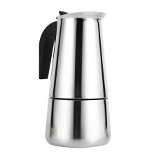 Espressomaskine til komfur, 450 ml, Moka-kande i rustfrit stål med kaffefilterdesign til brug i hjemmet og på kontoret