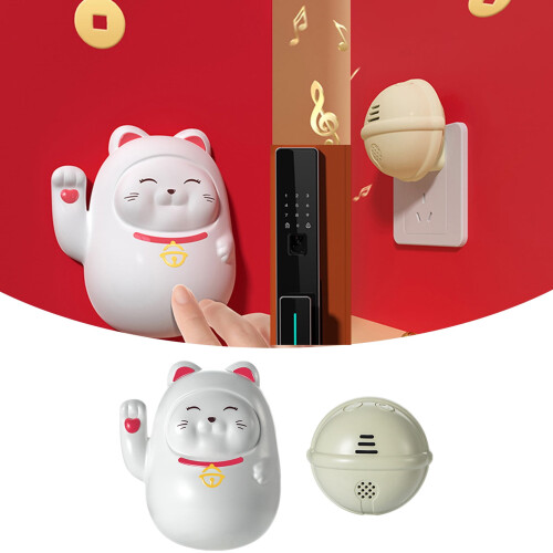Sonnette sans fil Cat Doorbell Home à génération automatique, télécommande à induction, type split 1