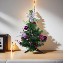 Bocqde Julfest Scen Dekoration Skrivbordsdekoration 30CM Mini Dekoration Julgran Julklappar Rea!
