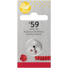 Końcówka do dekorowania ciast Wilton Small Petal 59 1 opakowanie 1 sztuka