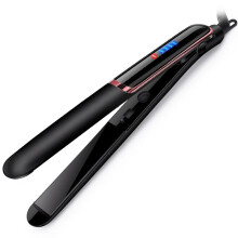 Professioneller Haarglätter mit Keramik-Ionen-Technologie, schneller Aufheizzeit, Negativ-Ionen-Technologie und LCD-Display