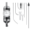 Coaxiale centreerindicator 0-0,15 inch/0,0005 inch digitale indicatorset 1
