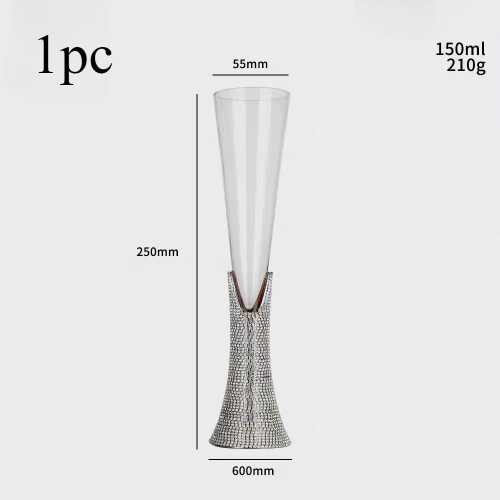 Σετ κούπας σαμπάνιας Diamond για γυναίκες με κρυστάλλινο ποτήρι Diamond, ποτήρι κρασιού