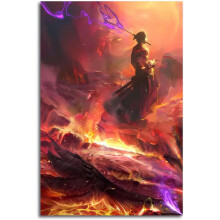 ASPORIC Anime Poster Gear5Luffy HD Print Canvas Pictură Artă de perete pentru living Dormitor Birou Decor Postere Neînrămate 16x20 Inch