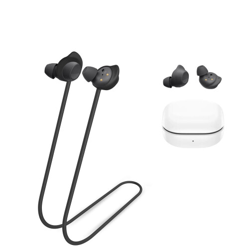 Λουράκι Anti-Lost για συμβατότητα με Samsung Galaxy Buds FE, μαλακό κορδόνι σιλικόνης για 2