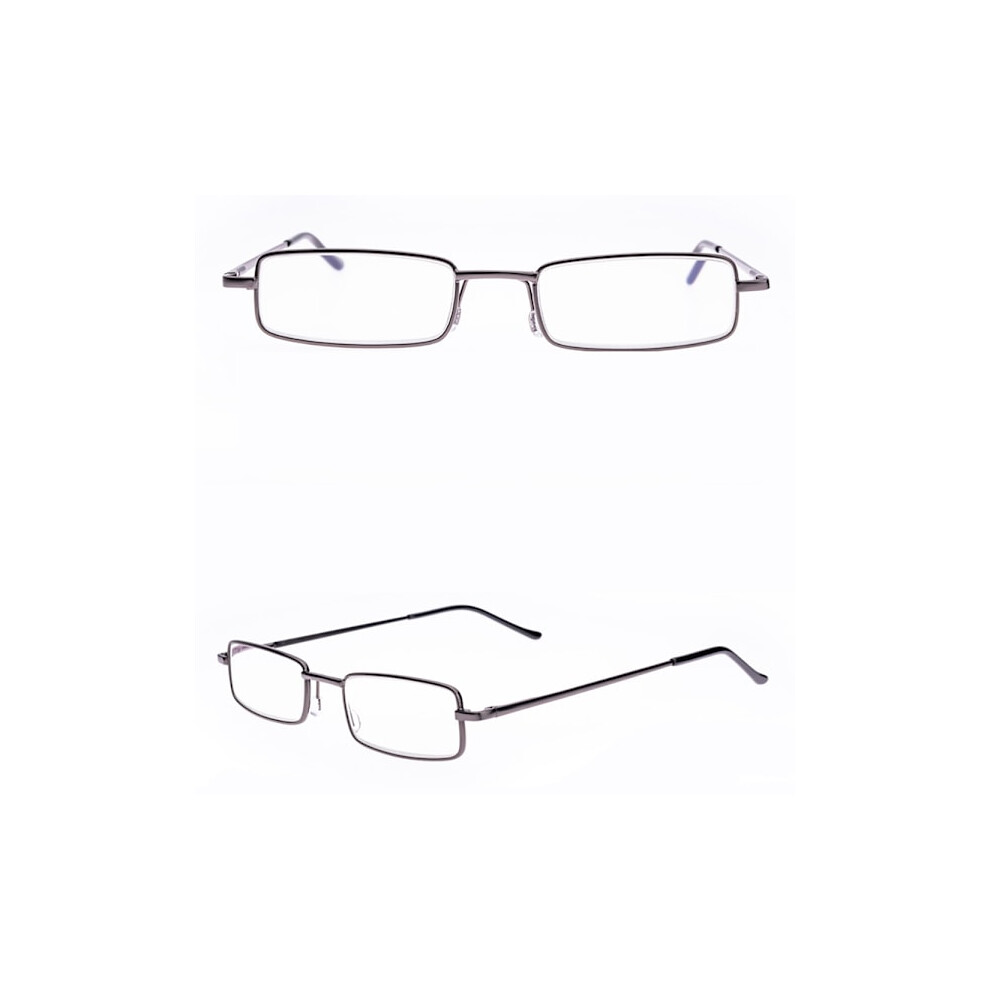Reading Glasses With Power (+1.0-+4.0) With Safe Storage +3 Grey 9173940897779