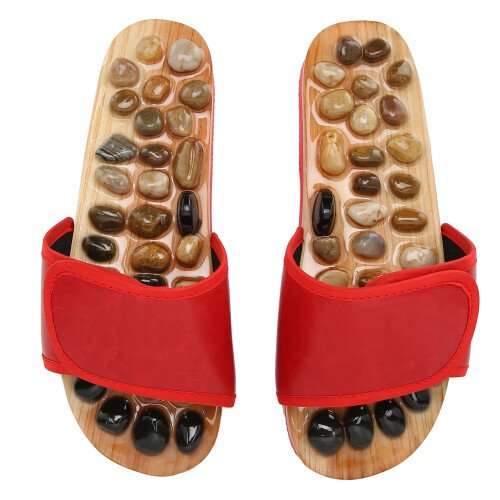 Παντόφλες μασάζ με πέτρα γης, σανδάλια ανακούφισης πόνου ποδιών για θεραπεία 2