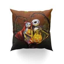 Capa de almofada decorativa "O Estranho Mundo de Jack" 50x50cm (20x20 polegadas) para decoração externa, sala de estar, sofá e casa.
