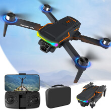 RnemiTe-amo Opruiming! FPV-drone met ESC, 1080p-camera, borstelloze motor, 2,4 GHz RC-quadcopter, LED-verlichting, hoogtebehoud en obstakeldetectie.