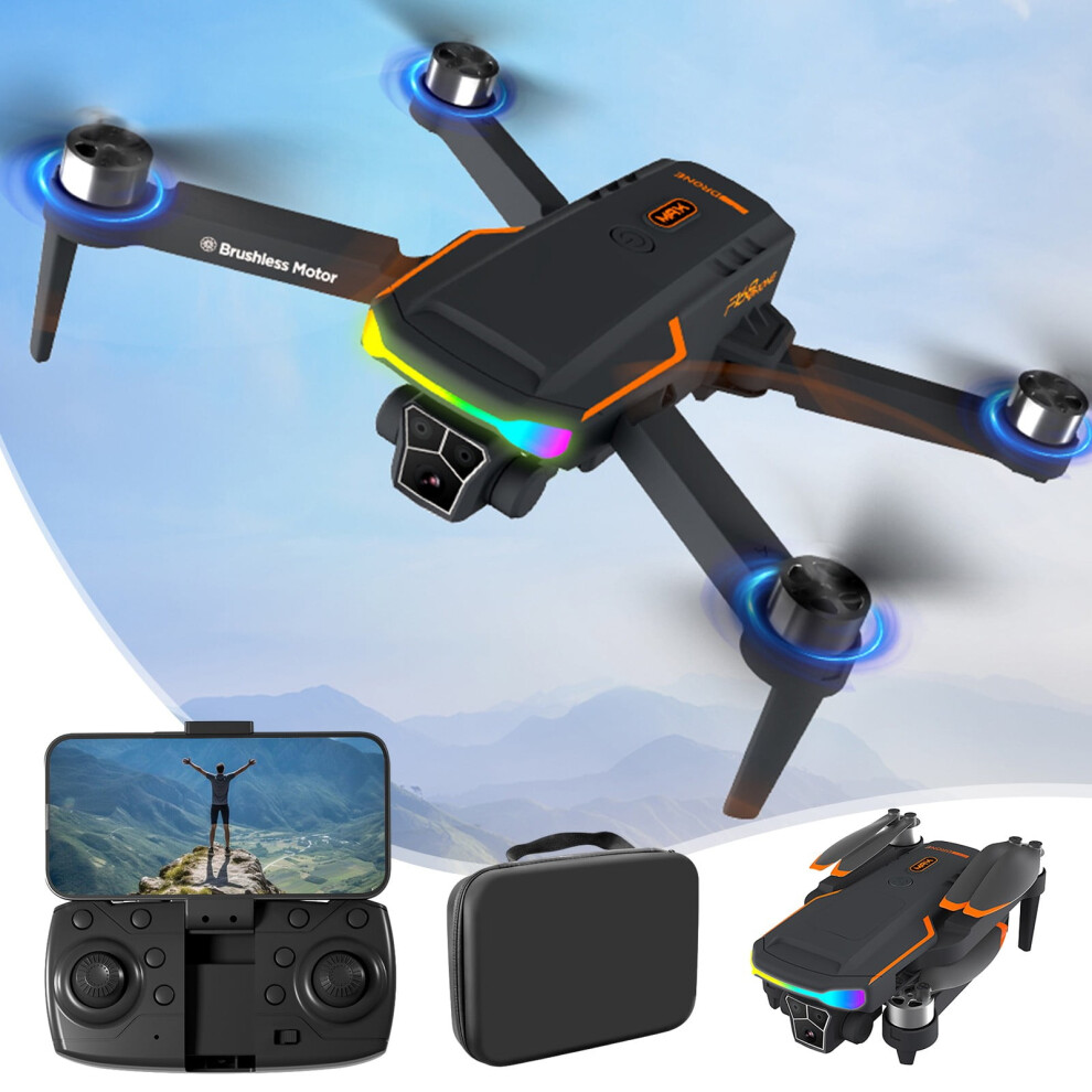 Rnemite-Amo Clearance! Fpv Drone With Esc, 1080P Camera, Brushless Motor, 2.4G Rc Quadcopter, Led Lights, Altitude Hold, Obstacle Avoidance 9448196933602