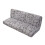 Capa elástica para sofá, capa para futon sem braços, capa estampada para móveis, capa elástica lavável para sofá sem braços, capa para sofá 2