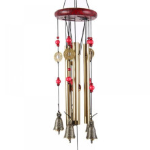 Carillon éolien d'extérieur, design attrayant et mélodieux, résistant aux intempéries (cuivre antique)