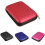 Estojo para disco rígido de 2,5 polegadas, bolsa portátil para HDD de 2,5", suporte para cabo USB resistente a impactos e arranhões com zíper. 7