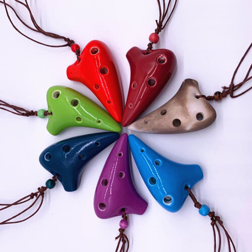 SPRING PARK Ocarina6Hole Ocarina Easy Instrument Μίνι Οκαρίνα για Παιδιά, Αρχάριους