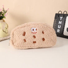 Cailmei Cookies And Pencil Case Drăguț și Nonconformist Casetă de papetărie cu geantă de depozitare de mare capacitate, culoare kaki