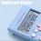 Αριθμομηχανή Djunllk - 10ψήφια οθόνη LCD, φορητή επιστημονική αριθμομηχανή με 6