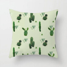 Fețe de pernă din bumbac și in, set de lux pentru decorul casei, cactus, plantă de deșert, model, modă, pernă, birou, scaun, pernă, husă