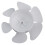 Hélices de ventilador Lylong com 6 pás, adequadas para coifas de ventilação de telhado, 6 polegadas. 5