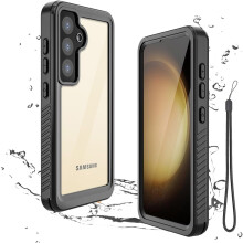 Capa Miimall compatível com Samsung Galaxy S24 Plus, à prova d'água IP68, resistente a quedas de até 4,2 metros (14 pés), com protetor de lente