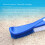 Escova para Piscina RnemiTe-amo de 45 cm (18 polegadas) para Limpeza de Piso e Paredes de Piscinas, com Cabo de Alumínio e Cerdas de Nylon 6