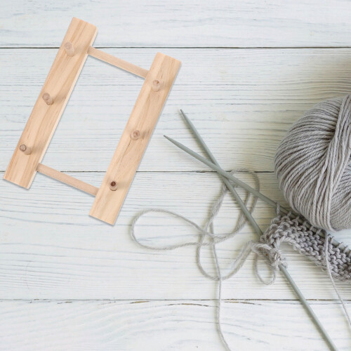 Sewing Thread 4 Pack Solid Rack Embroidery Storage Stand Spool Wooden 1