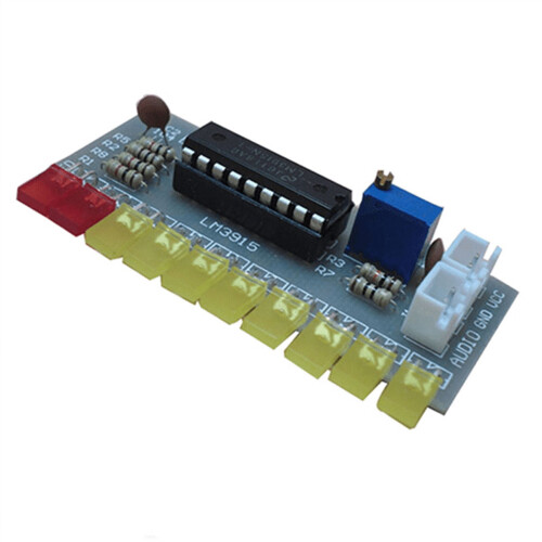 5X LM3915 Κιτ Δείκτης Στάθμης Ήχου DIY10Led Αναλυτής Φάσματος Ήχου Ήχου Κιτ Δείκτης 1