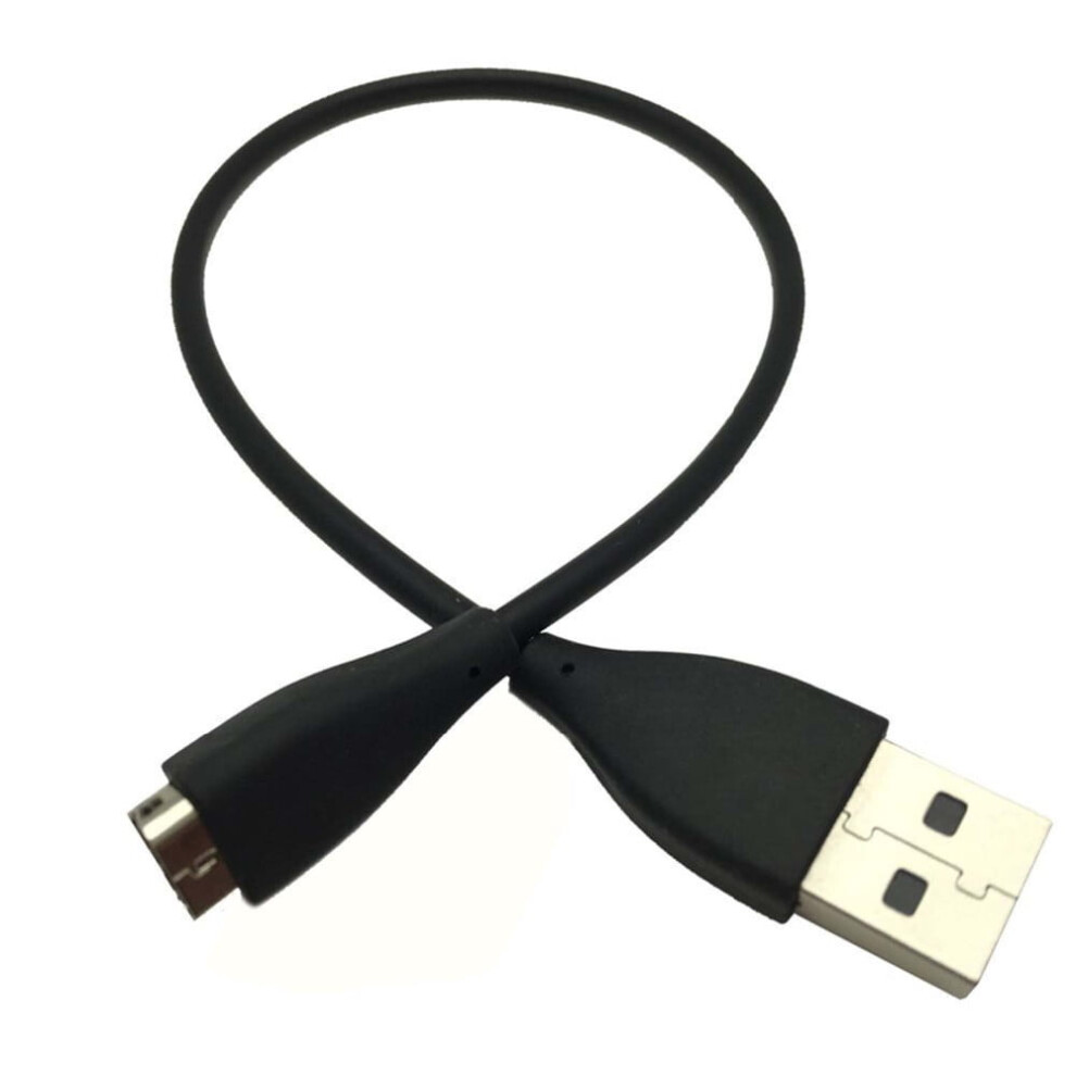 30Cm Usb Charger Charging Cable For Charge Smart Wristband, Smart Watch Black 9004841996370