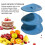 Βάση κέικ SUSUchens 3 επιπέδων πτυσσόμενη βάση για cupcakes επαναχρησιμοποιήσιμη θήκη 5