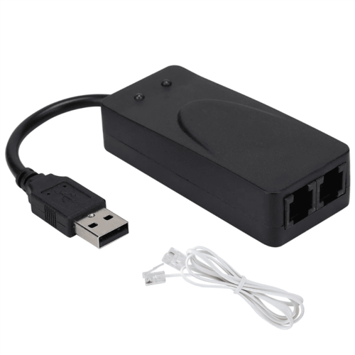 Fax Modem, USB2.0 56K External Modem Driver,Plug and Play USB Modem,Standard and Expanded At Instruction(Single Port) 1