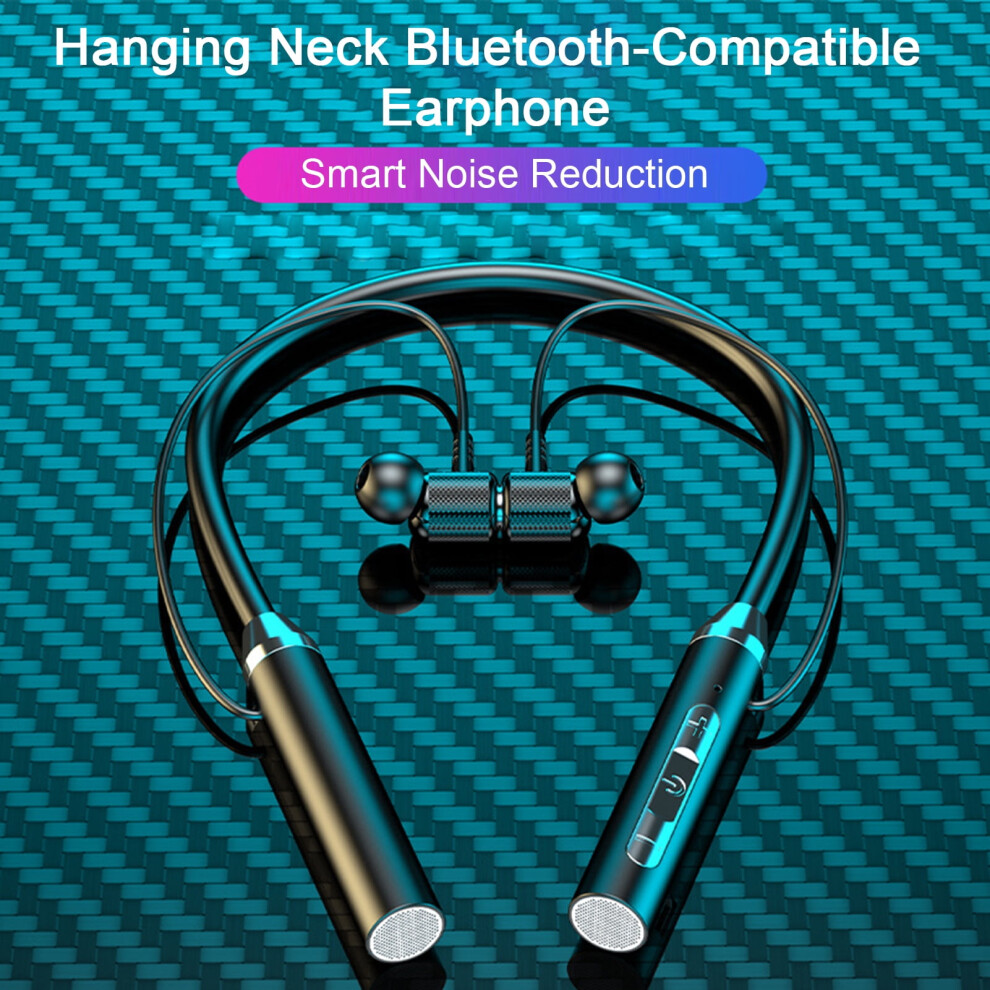 Susuchens Hanging Neck Wireless Headphone Stereo Surround Px5 Waterproof Listen To Music Bluetooth-Compatible Earphone Sports Accessory Black 9004841996608