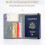 RFID Passport Holder Passport Bag BROWN brown 7