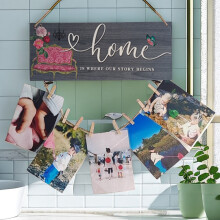 Wooden Picture Frame Wooden Door Tag Hanging Decoration Home Decoration Multi Purpose Picture Frame Pendant Home Accessories