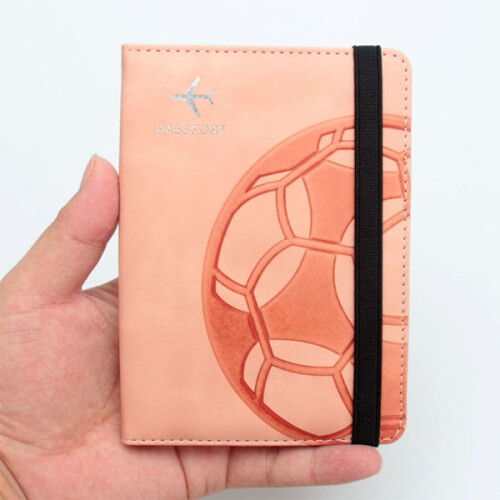 RFID Passport Holder Passport Bag BROWN brown 2