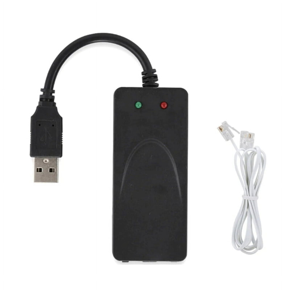 Fax Modem, Usb2.0 56K External Modem Driver,Plug And Play Usb Modem,Standard And Expanded At Instruction(Dual Port) 9353595266094