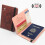 RFID Passport Holder Passport Bag BROWN brown 6