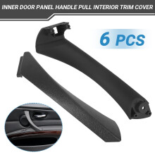 Juego de 6 piezas de tiradores y embellecedores interiores para paneles de puertas ZXMT6, compatible con BMW E90 2006-11.