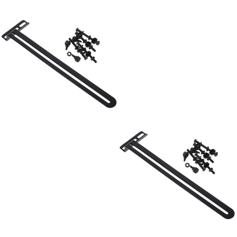 Fan 2 Sets Graphic Card Cooling Bracket Computer Radiator Holder Graphics Support Gpu Metal 9340258912399