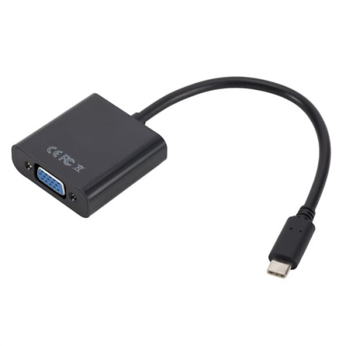 USB-C to VGA Adapter Black 2