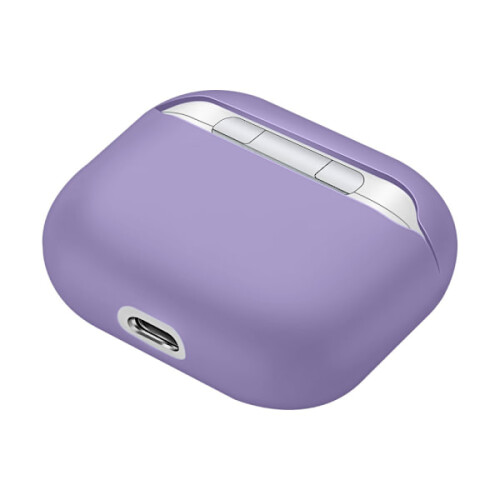 Coque en silicone compatible avec les AirPods 3 d'Apple (violette) 1